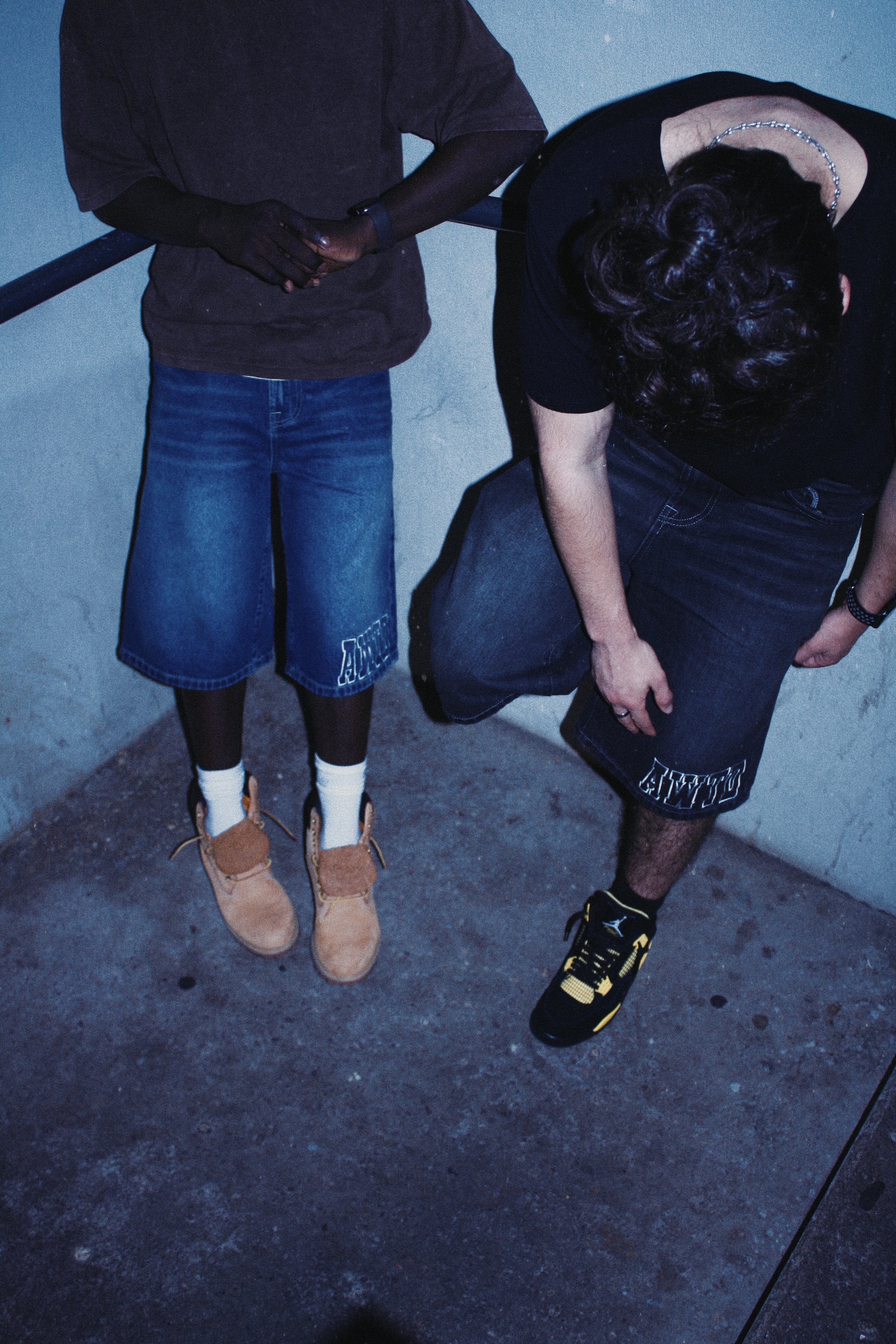 BAGGY JORT AWTD BLACK