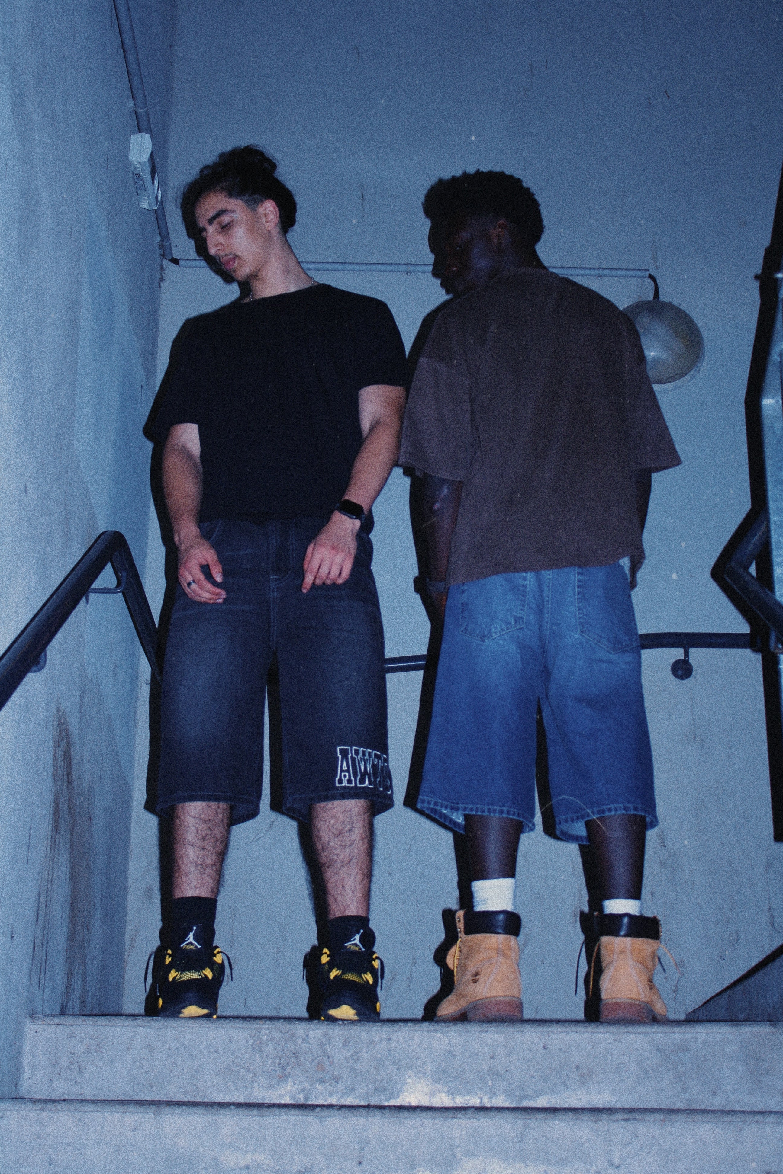 BAGGY JORT AWTD BLACK