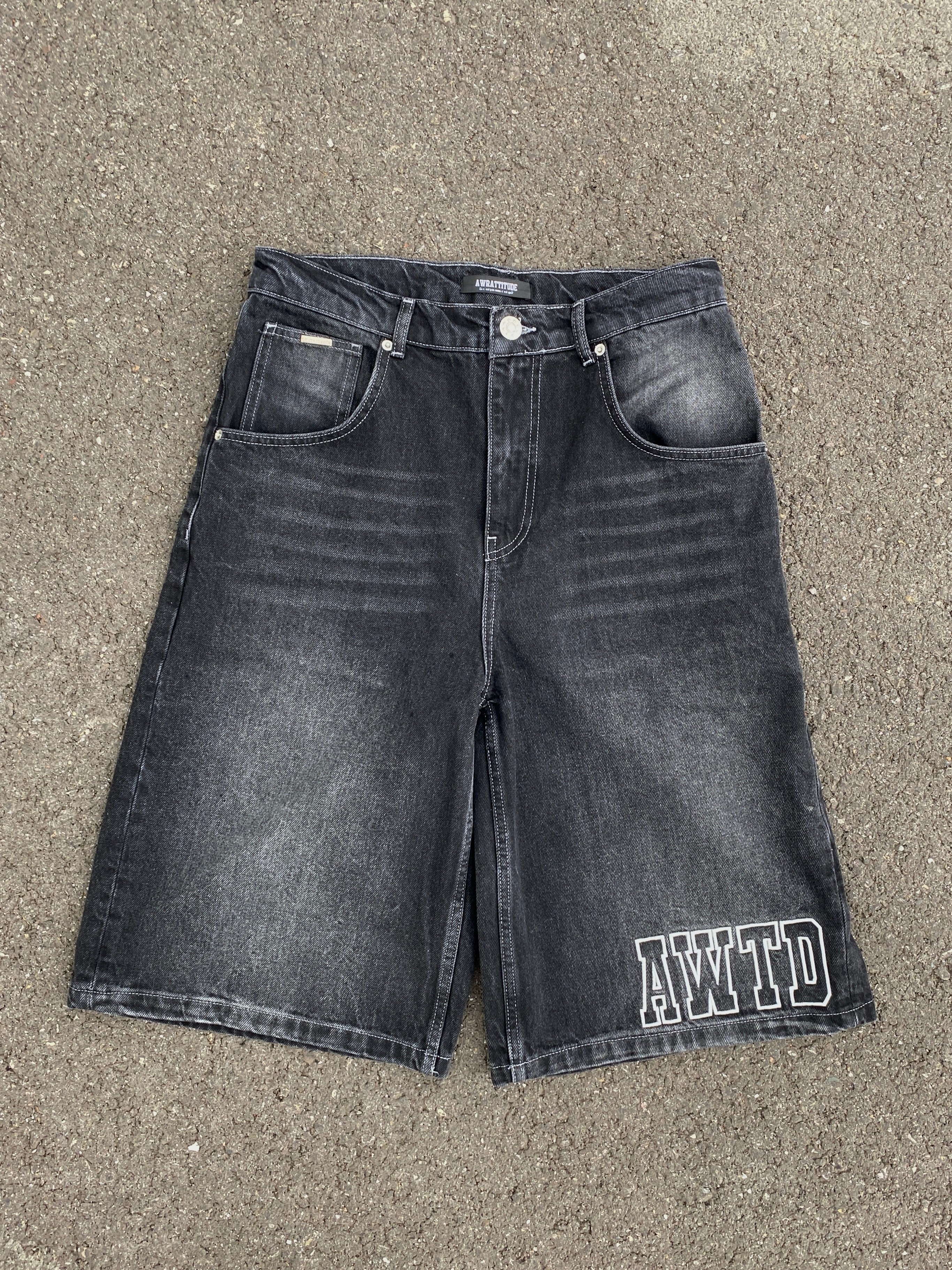 BAGGY JORT AWTD BLACK