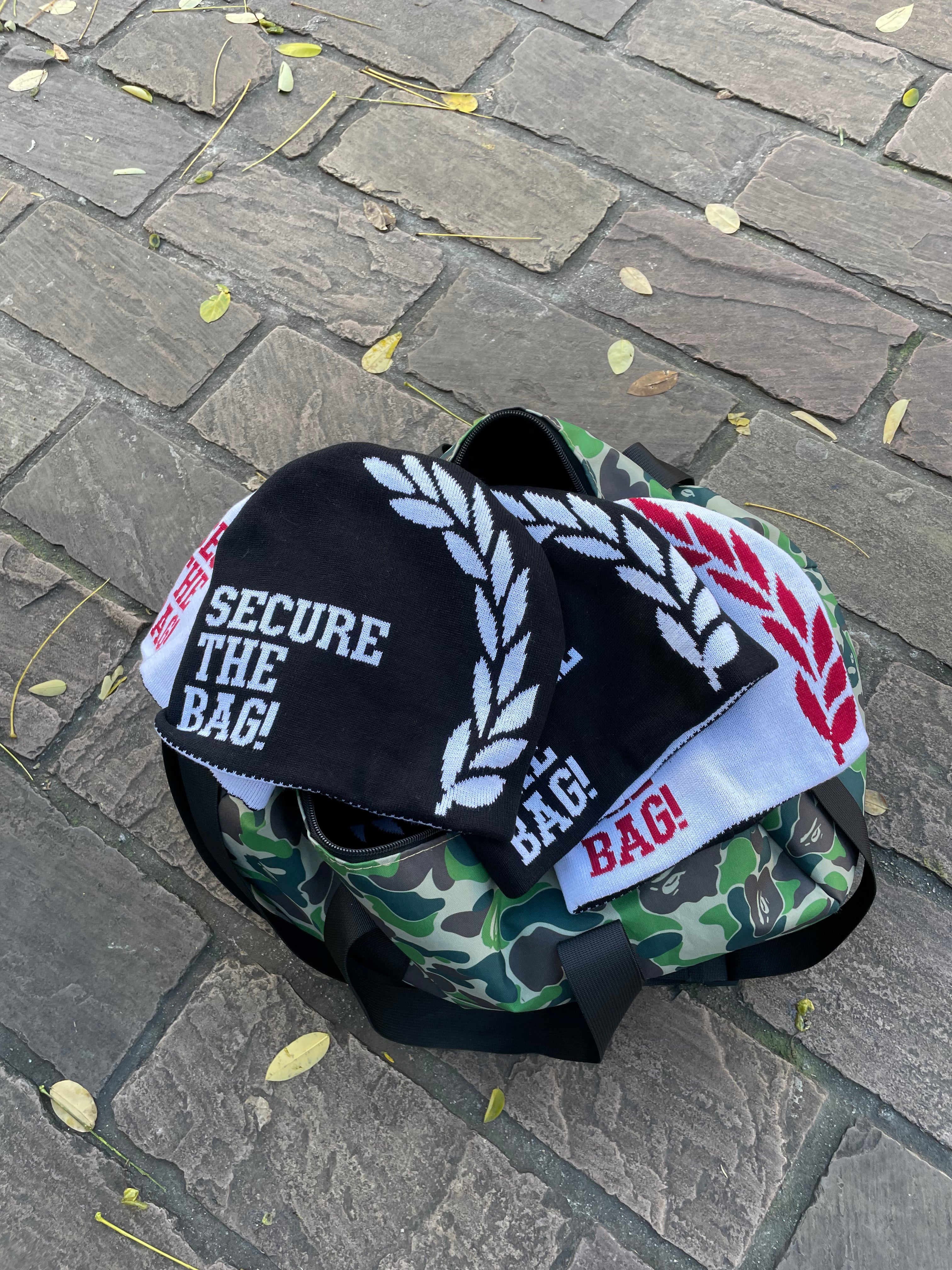 "SECURE THE BAG" BEANIES