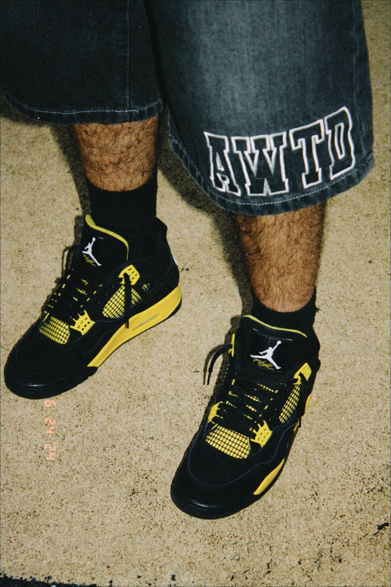 BAGGY JORT AWTD BLACK
